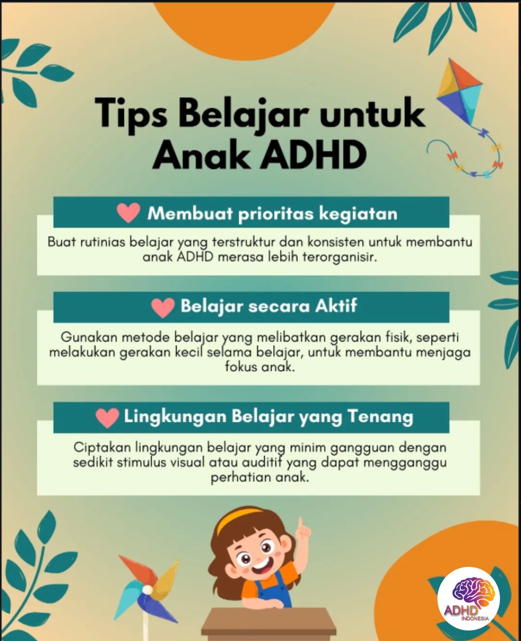 Strategi Belajar yang Cocok untuk Anak ADHD di Kabupaten Fakfak